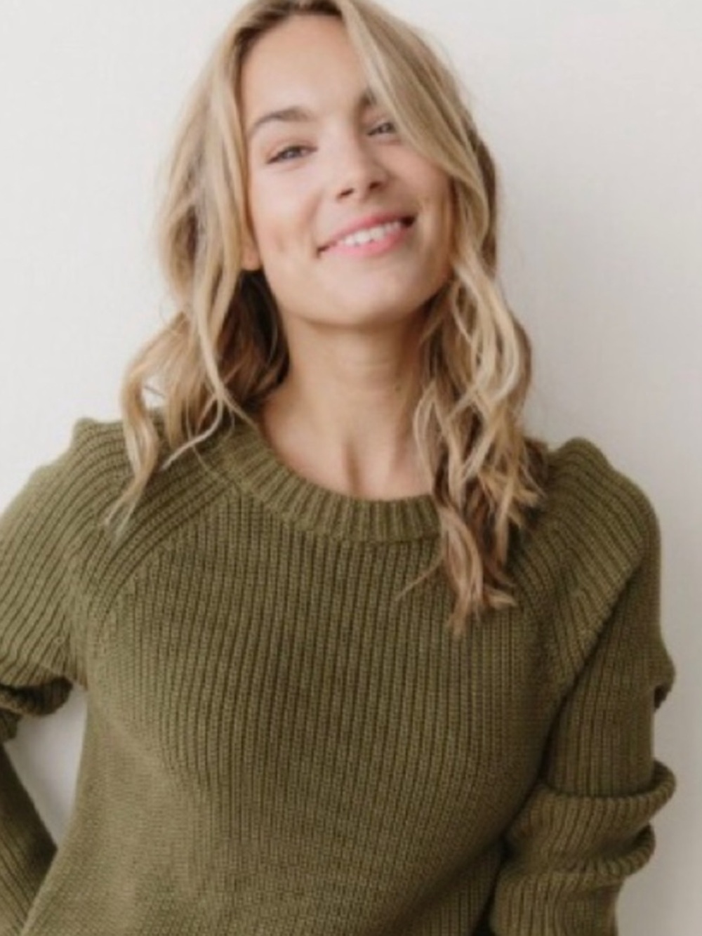 Jenni Kayne Cotton Fisherman Sweater Women’s Medium